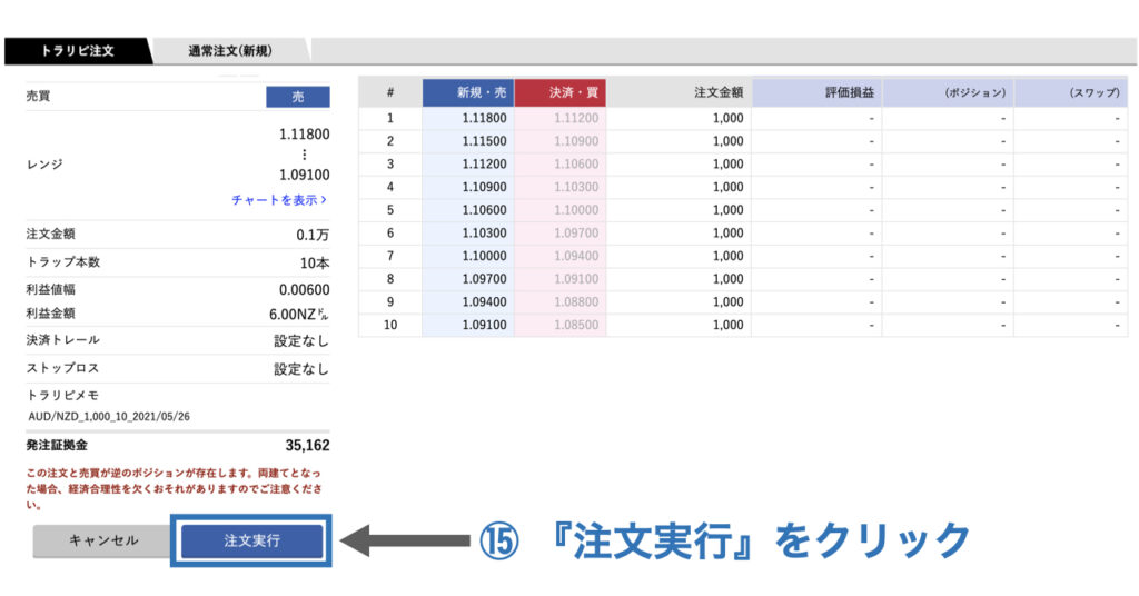 AUDNZDトラリピ新設定