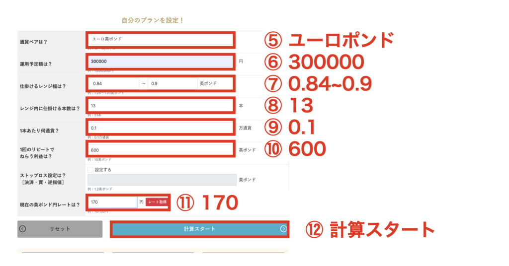 トラリピ運用試算表3-1